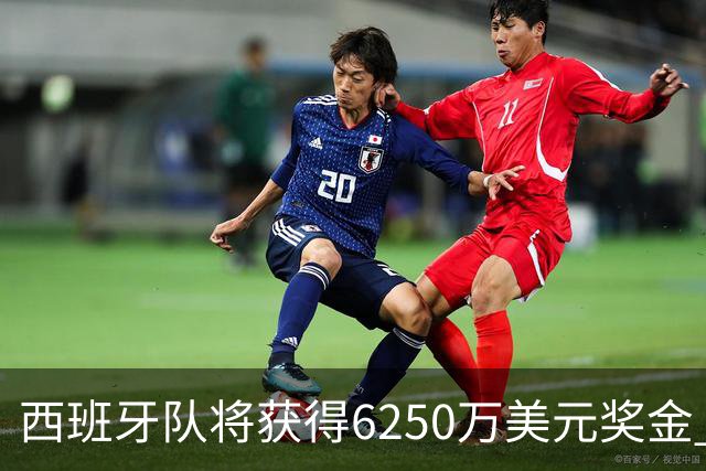 西班牙队将获得6250万美元奖金 每位球员将分得约88万美元